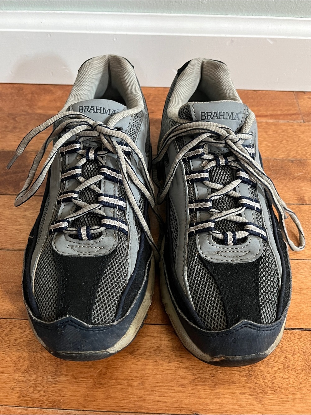 Brahma Amy Steel Toe Work Shoes Slip Resistant Womens 6 Navy ASTM Safety